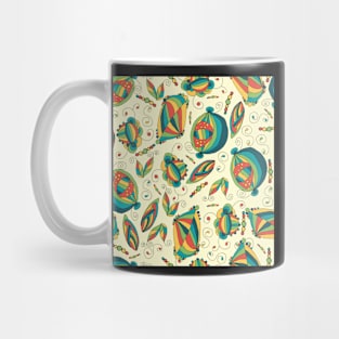 abstract   floral pattern Mug